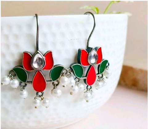 Lotus Hook Earrings